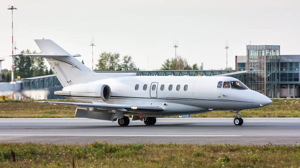 business jet runway front airport terminal 839X472
