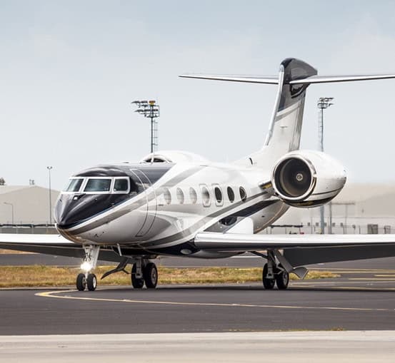 Luxury private jet