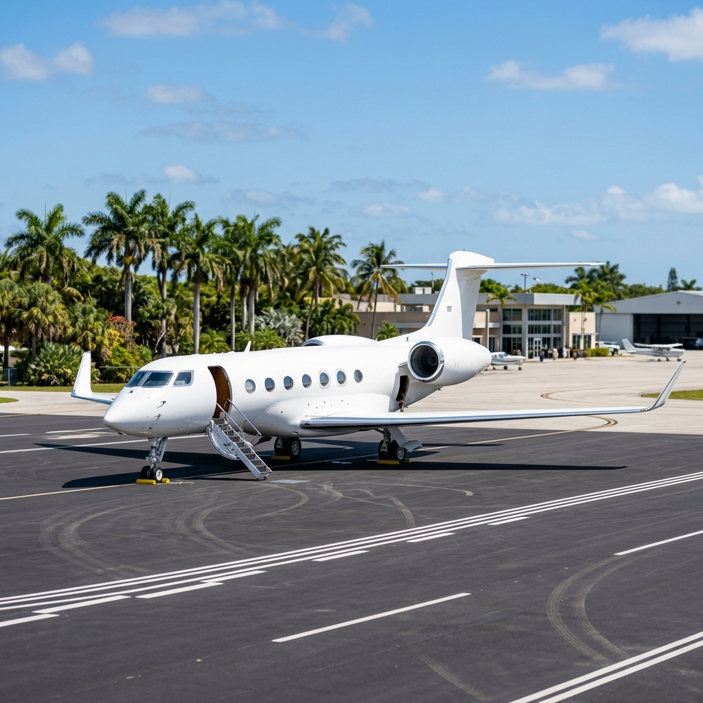 Boca Raton Jet Exterior