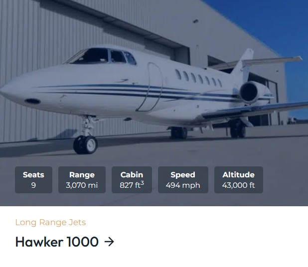 hawker 1000