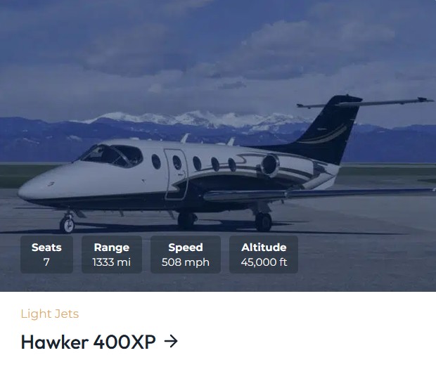 hawker 400xp