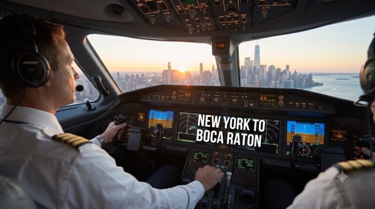 New York to Boca Raton