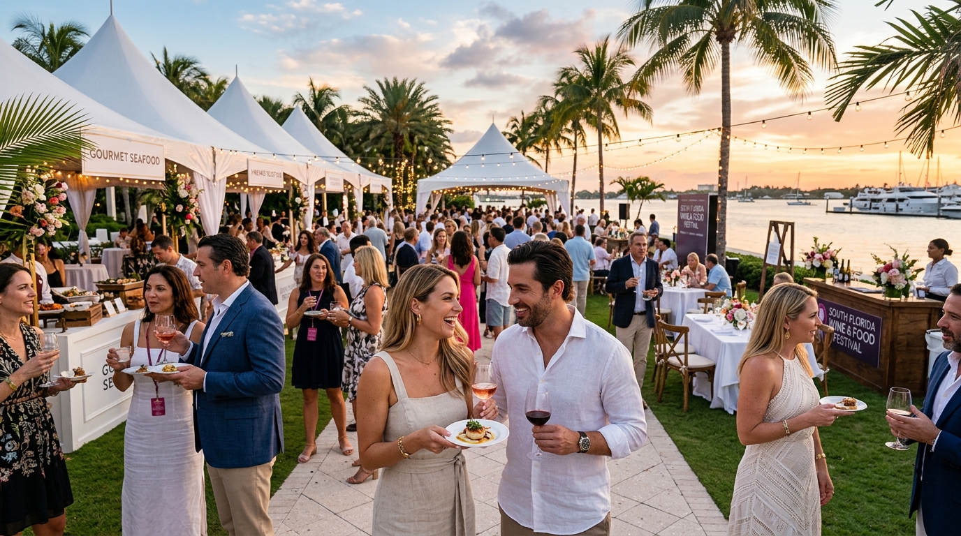 Upscale Wine and Food Festival in South Florida