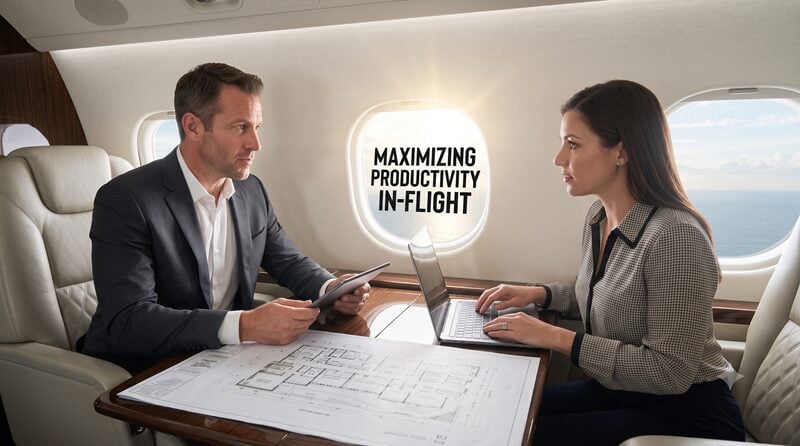 maximize productivity in flight